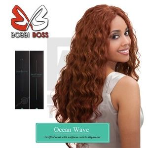 Bobbi Boss Indi Remi Ocean Wave Luxury Remi Human Hair WVG - 18" Color 1